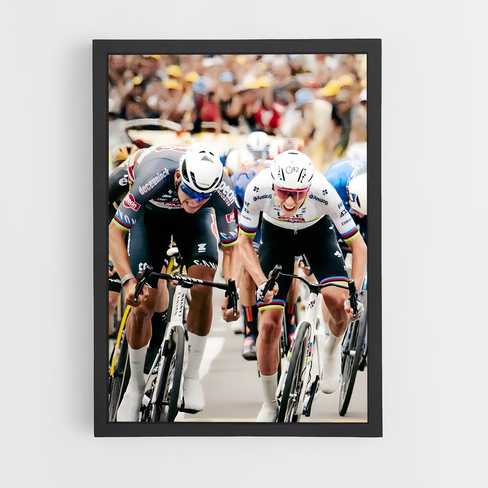 Poster Mathieu van dévorante – affiche Cyclisme (vue 2)